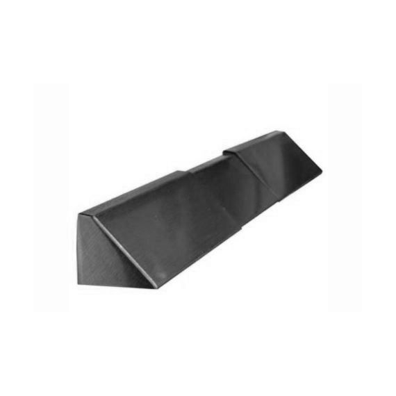 4" Surface Mount 28" to 48" Adjustable Hood Matte Black Hood Has 2 Visible Seams Due To Adjustability | EUCH4S-MB