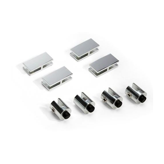 41.5" x 11.5" Rectangular Linear Glass Wind Guard | FG-LCB-36 Connector Parts