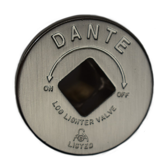 Dante Satin Nickel Floor Plate For 1/2 Inch Valve Thread | FP.GV.SN