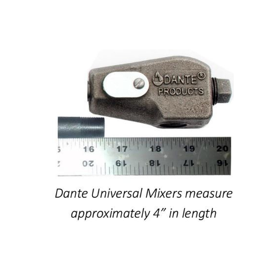 Dante 24" Universal Natural Gas Log Lighter With Cast Iron Mixing Chamber Universal Head Size