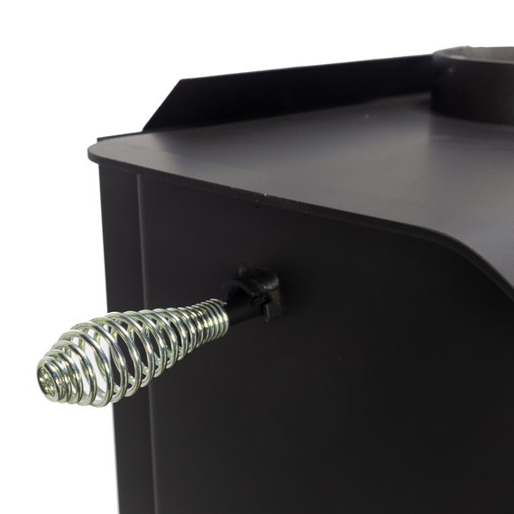 Large Wood Stove On Pedestal | Heats 2500 Sq Ft Detail