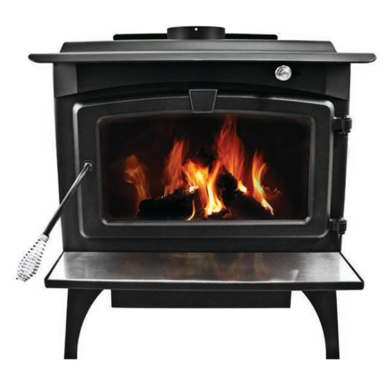 Medium Wood Stove On Legs With Blower | Heats 2200 Sq Ft