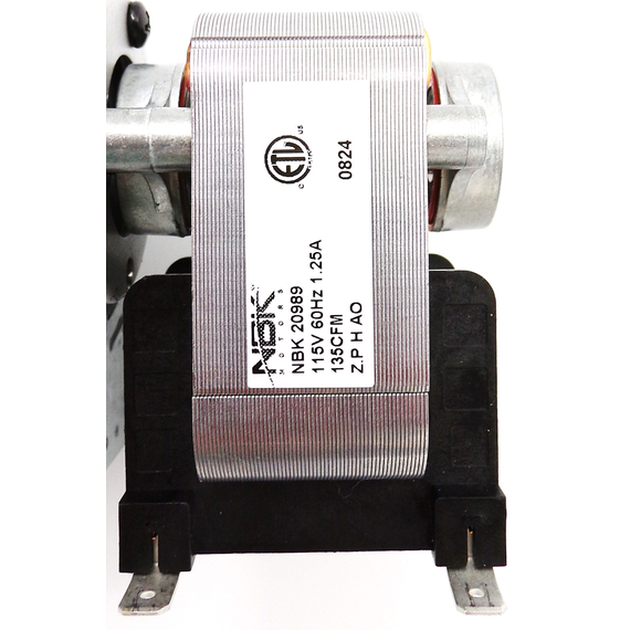 Ravelli/55217 Blower Motor 115V 60HZ 56W 20989 Label