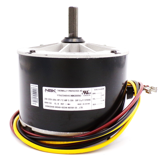 This condenser motor is equivalent to ICP/1172706 Condenser Fan Motor 1/12HP - 20056.