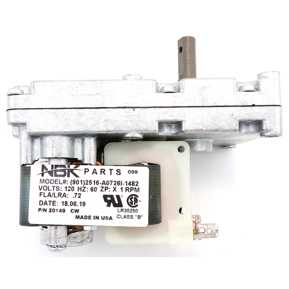 This auger feed motor is equivalent to Napoleon/TPS35 Pellet Stove Auger Motor 20149.