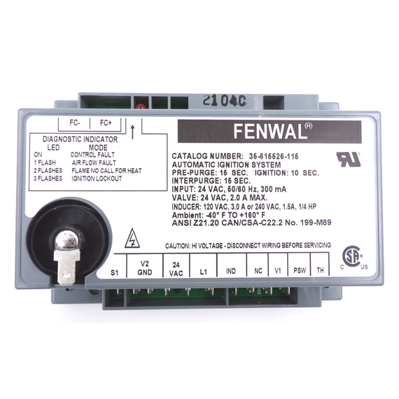 This ignition module is equivalent to White Rodgers/50D50U-843 Ignition Module 20462.