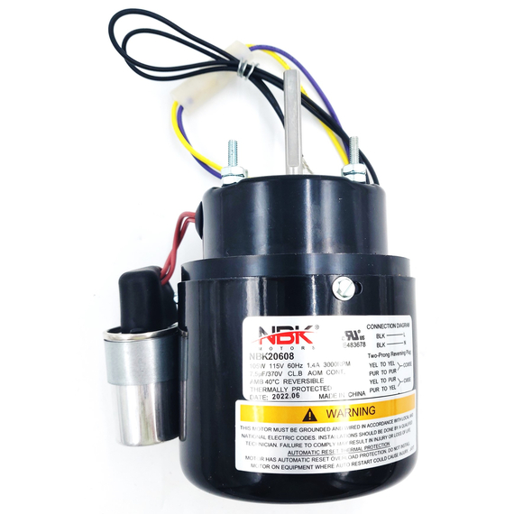 This motor is equivalent to Grainger 71626626M Self Cooled Motor 115V - 20608.