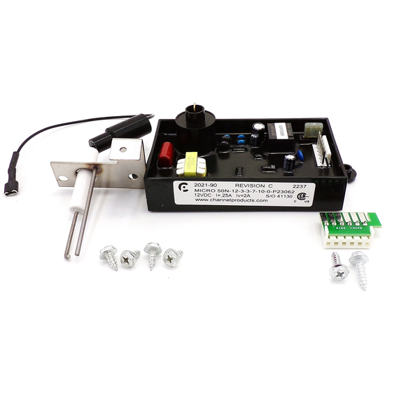 This replacement control board is equivalent to Atwood/91504 Circuit Board Kit 12528K