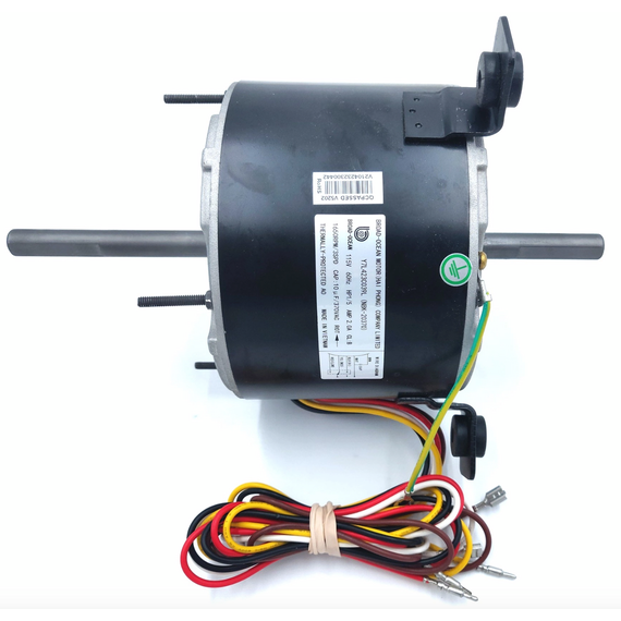 This fan motor is equivalent to Dometic/3313107.041 Fan Motor 1/5 HP 20370