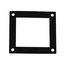 Black High Temp Silicone Convection Blower Gasket 4" x 4 & 3/8"