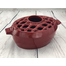 Porcelain-coated cast iron Apple Red Lattice Red Steamer - 3QT.