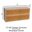 4" x 7" x 2" Rectangular Canned Catalytic Combustor, CC-552 Country Comfort.