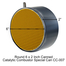 CC-007 Round Canned Catalytic Combustor - 6 x 2 Inch