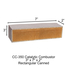 CC-350 Rectangular Canned Catalytic Combustor, 3 x 7 x 2 Inch