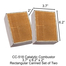 Rectangular Canned Catalytic Combustor CC-518 (Set of 2) 3.7" x 6.2" x 2"