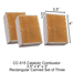 3.5" x 4" x 3" CC-515 Rectangular Canned Catalytic Combustor (Set of 3)