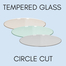 Tempered Glass Circle Cut - Replacement Glass