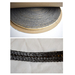 Black adhesive window gasket for wood stoves