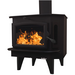 Buck Stove 91 Wood Stove With Blower And Black Doors