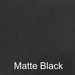 Matte Black Powder Coated