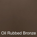 Oil Rubbed Bronze Powder Coated