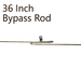 36" Steel Bypass Rod - 3/16" Dia.