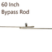 60" Steel Bypass Rod - 1/4" Dia.