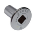 Chrome Floor Plate With 1/2 Inch Valve Thread (FP.GV.CR)