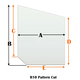 R10 Specialty cut pyroceramic glass for wood stoves