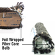 1/2" tadpole gasket with a semi rigid foil wrapped core.