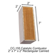 CC-155 Rectangular Canned Catalytic Combustor, 2 x 7 x 2 Inch