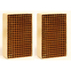 CC-161 Set of 2 Rectangular Uncanned Catalytic Combustor, 1.9" x 6.8" x 2.5"