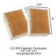 3.5" x 4" x 2" CC-505 (Set of 2) Rectangular Uncanned Catalytic Combustor