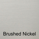 Brushed Nickel Standard Foot Finish