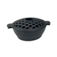 Lattice Black Matte 2QT Small Steamer - 10.25 × 6 × 5 Inch.