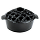 Minuteman Lattice Top Steamer - cast iron with baked enamel T-50BK.