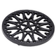 7" Sunburst Trivet With Blue Black Baked Enamel Finish