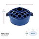 Minuteman Lattice Top Steamer - cast iron with baked enamel T-50BL.