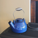 Blue Minuteman Cast Iron Humidifying Kettle 2.5 Quarts installed