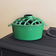 Green Minuteman Lattice Top Steamer - 7.25 x 11 x 6.5 Inch.