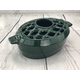 Porcelain coated cast iron Forest Green Lattice 3QT Large Steamer.
