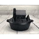 Porcelain coated cast iron Log Cabin Black Matte 3QT Large Steamer.