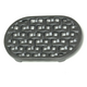 Minuteman Cast Iron Oval Lattice Trivet Black
