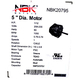 York/S1-02426019000 Condenser Motor 1050 RPM 20795 Specifications