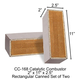 2" x 11" x 2.5" Catalytic Combustor Rectangular Canned CC-168 Elmira