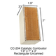 CC-204 Nu-Tec Rectangular Uncanned Catalytic Combustor (1.9" x 7" x 3")