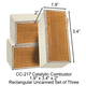 1.9" x 3.4" x 2" Rectangular Canned Catalytic Combustor,  CC-217 King