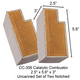 Appalachian Rectangular Uncanned Catalytic Combustor, 2.5" x 5.6" x 3"  (CC-306)