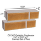 2.4" x 10.9" x 2" Rectangular Canned Catalytic Combustor CC-307 Elmira