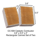CC-508 Blaze King Rectangular Canned Catalytic Combustor, 3.6" x 5.5" x 2"